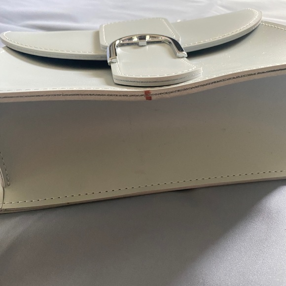 Miniso Japan Pastel Blue Mini Purse Bag with Silver Hardware and Magnetic Clasp - Picture 7 of 7